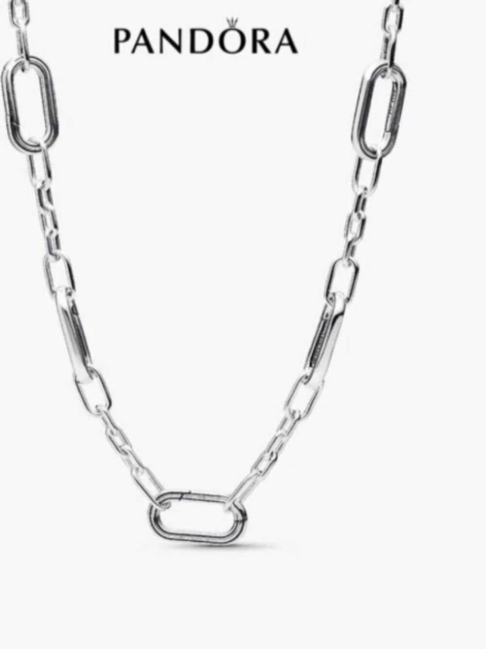 Pandora Paperclip Link Chain Necklace